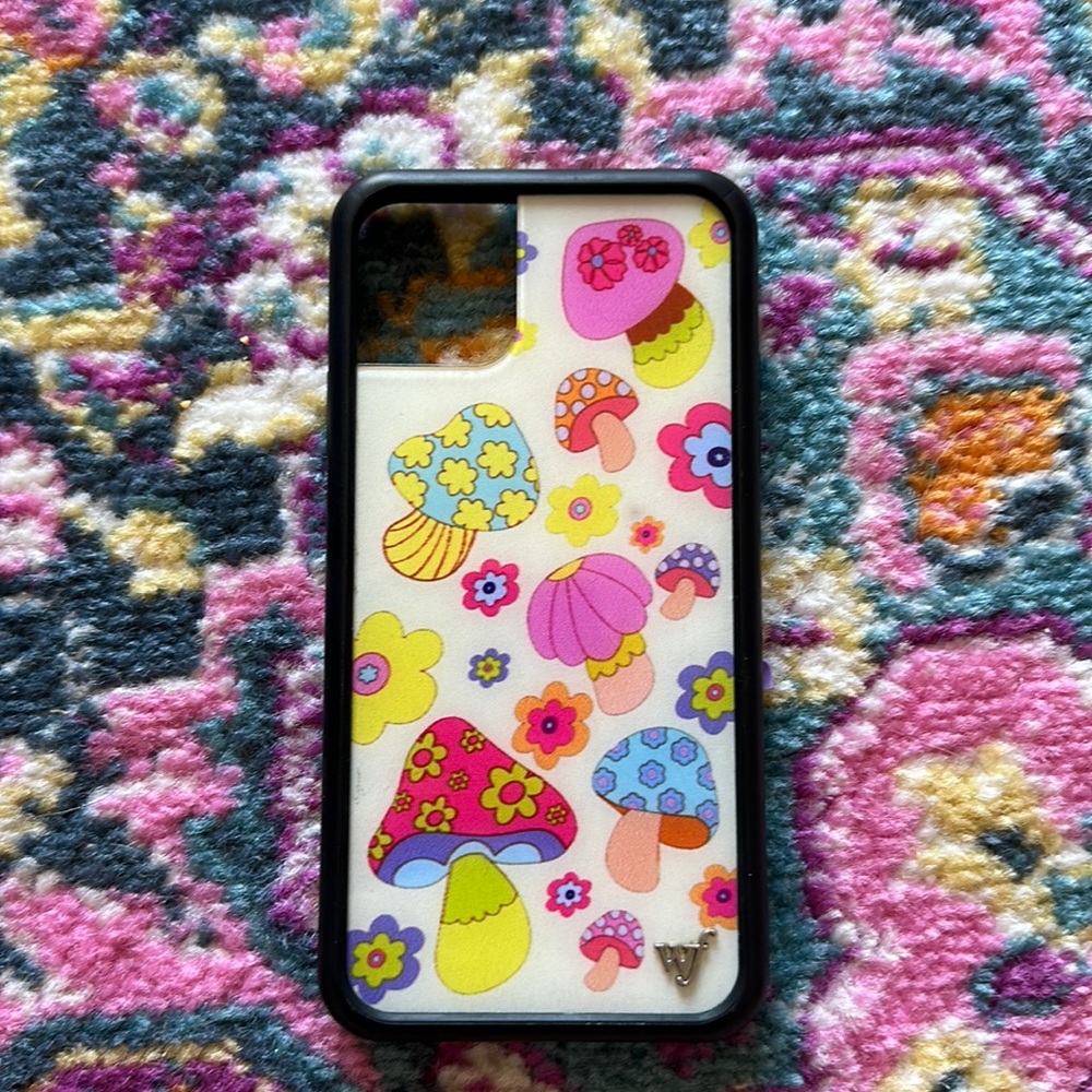 Mushroom Wildflower iPhone case